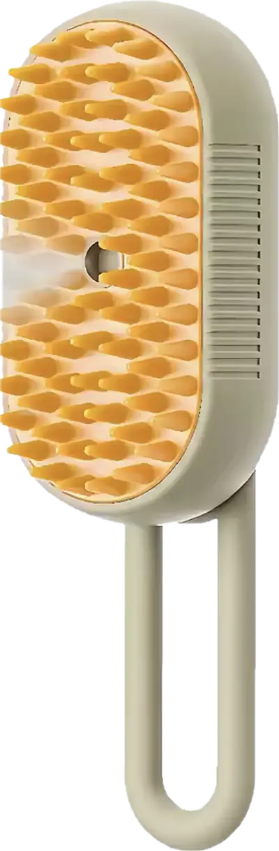Brosse vapeur Brumi et ses atouts : picots souples, brume, réservoir et poignée