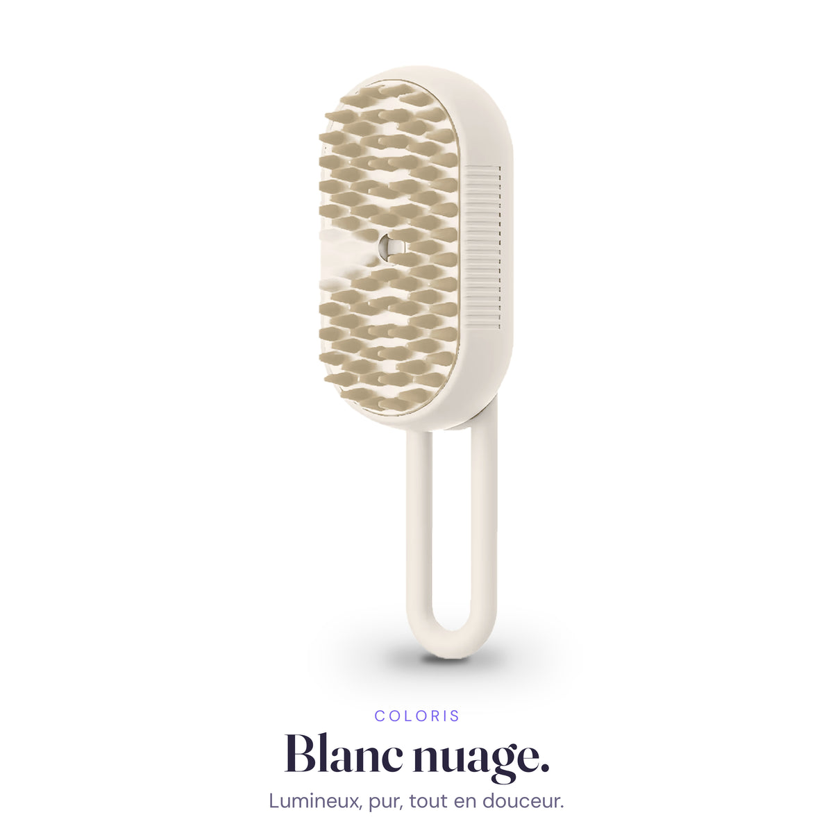 Brosse vapeur Brumi coloris Blanc nuage
