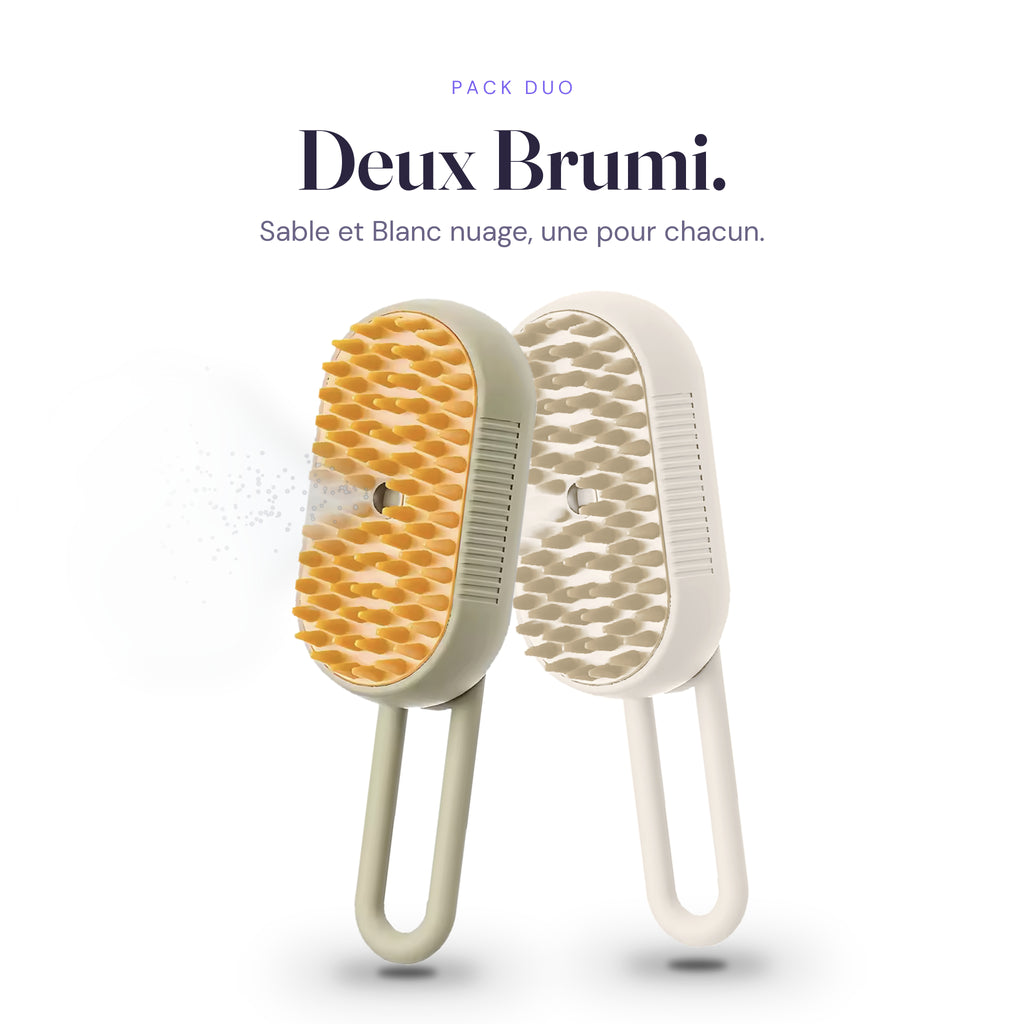 Pack Duo Brumi Sable et Blanc nuage